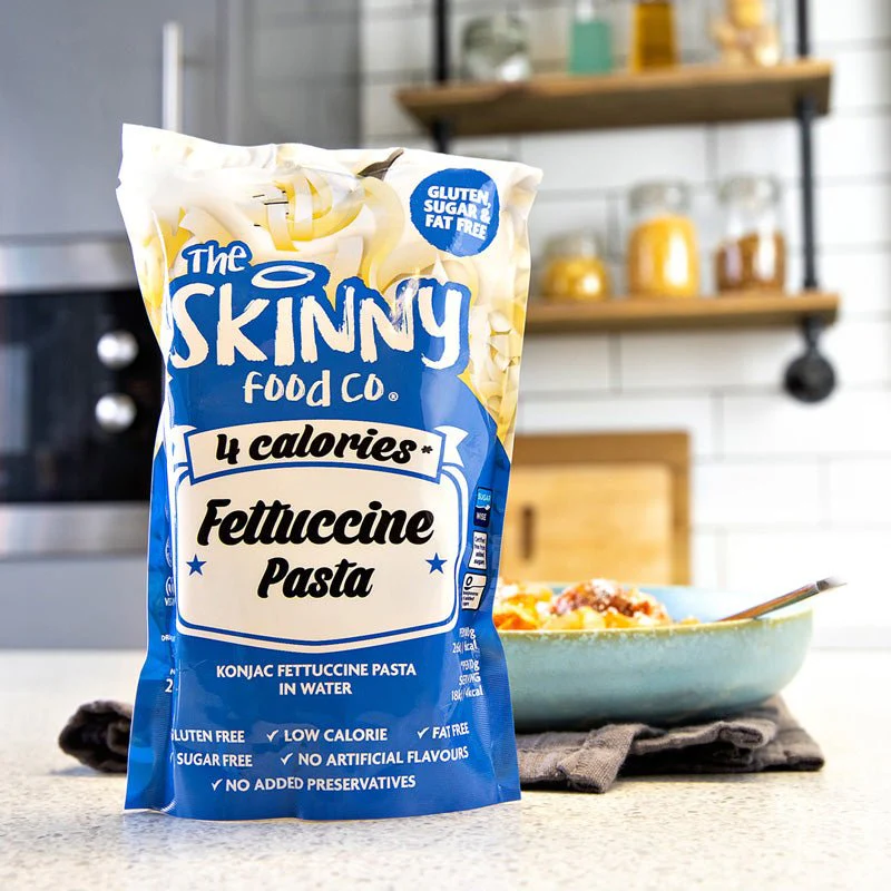 Low Calorie Skinny Fettuccine Pasta - (6 x 210g Case) - Image 2