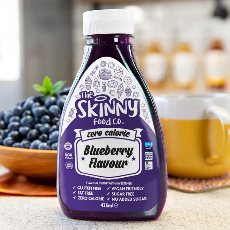 Blueberry Syrup - Zero Calorie Sugar Free Skinny Syrup - 425ml - Image 2