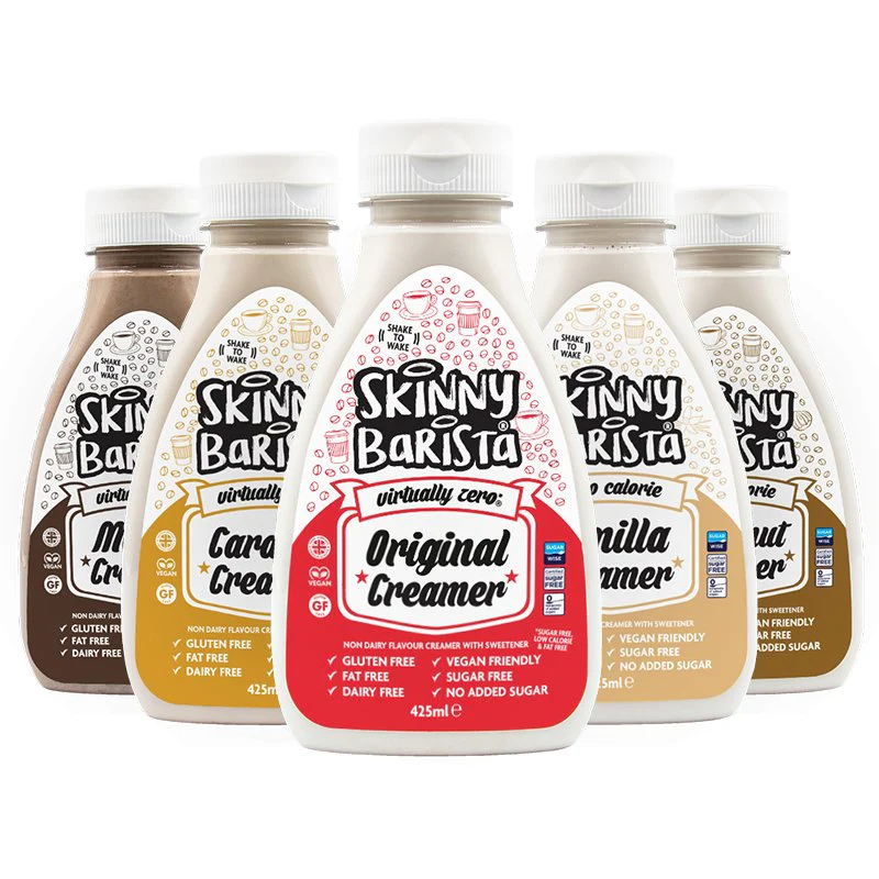 Skinny Food Co Coffee Creamers Bundle Of 5 (Non Dairy Creamer) - 425ml