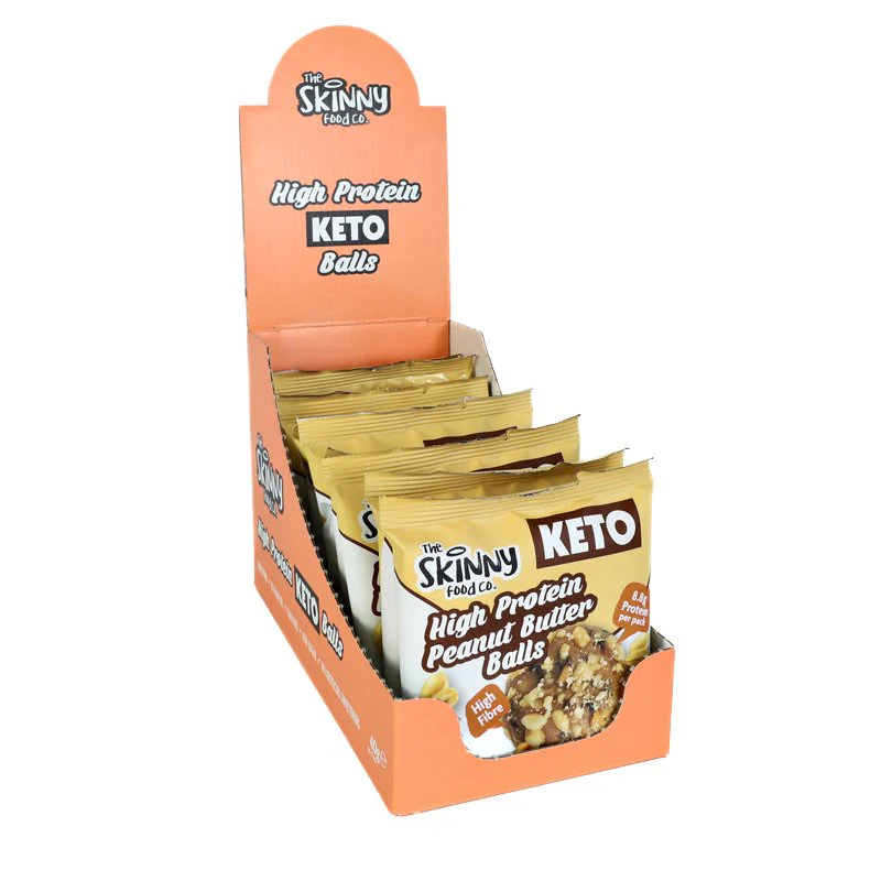 High Protein Skinny KETO Balls (8.8g Protein Per Serving) - Peanut Butter - Image 2