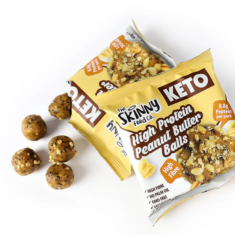 High Protein Skinny KETO Balls (8.8g Protein Per Serving) - Peanut Butter - Image 3
