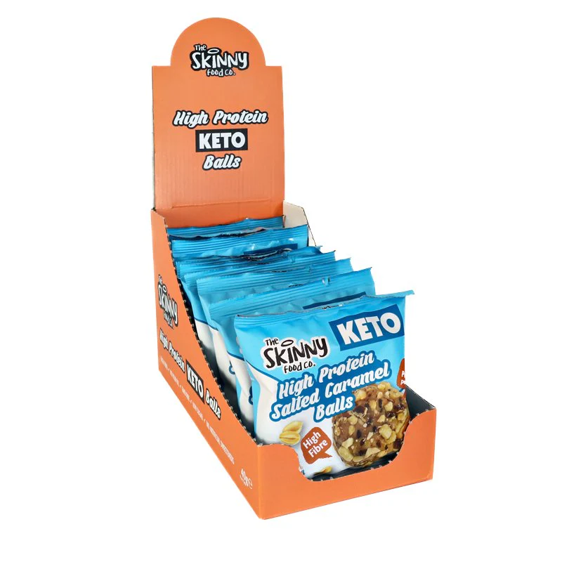 High Protein Skinny KETO Balls  (8.8g Protein Per Serving) -Salted Caramel - Image 2