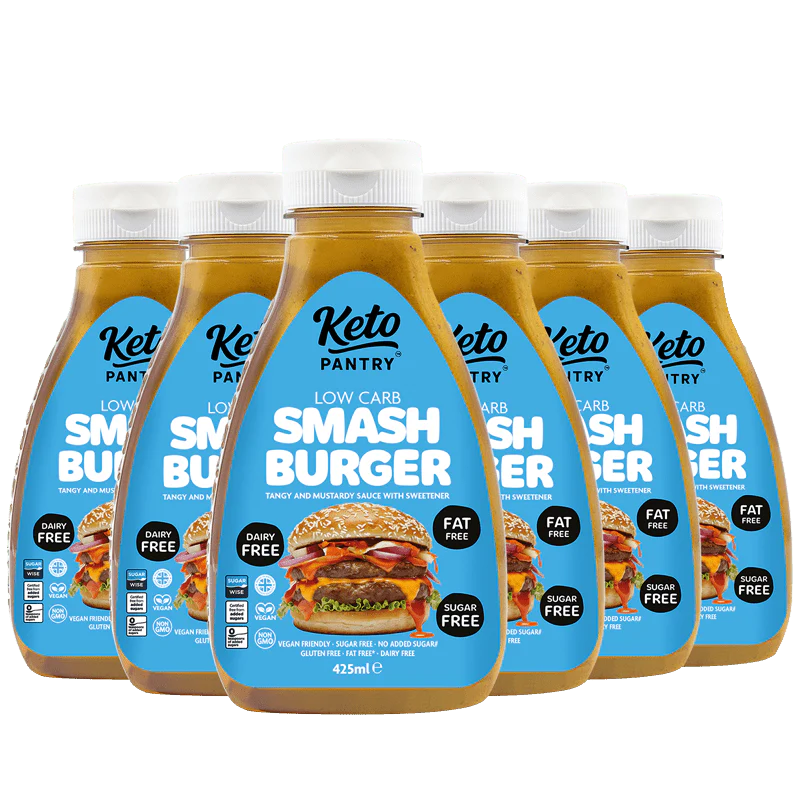 Keto Pantry Smash Burger Virtually Zero© Calorie Skinny Sauce - 425ml (Single or Case of 6) - Image 4