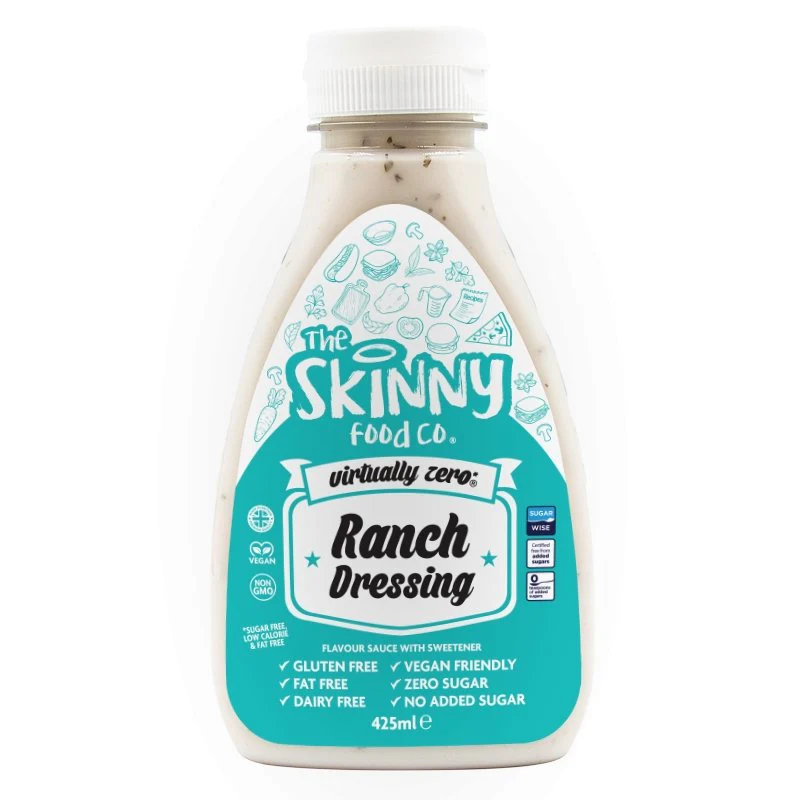 Ranch Sauce Dressing Virtually Zero© Calorie Skinny Sauce - 425ml