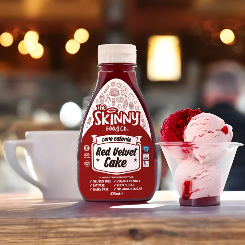 Red Velvet Syrup - Zero Calorie Sugar Free Skinny - 425ml - Image 2