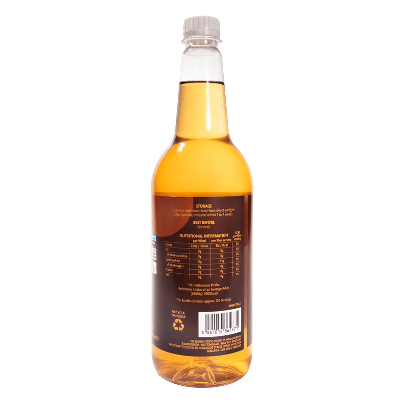 Skinny Barista Mocha Flavour Syrup - Zero Calorie Sugar Free Skinny Coffee - 1 Litre (Limited Edition) - Image 3
