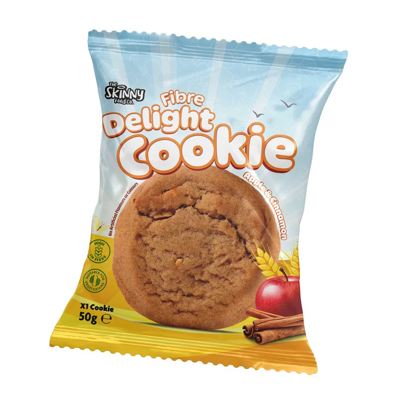 Skinny (HFSS Compliant) Apple & Cinnamon Fibre Delight Cookie 50g