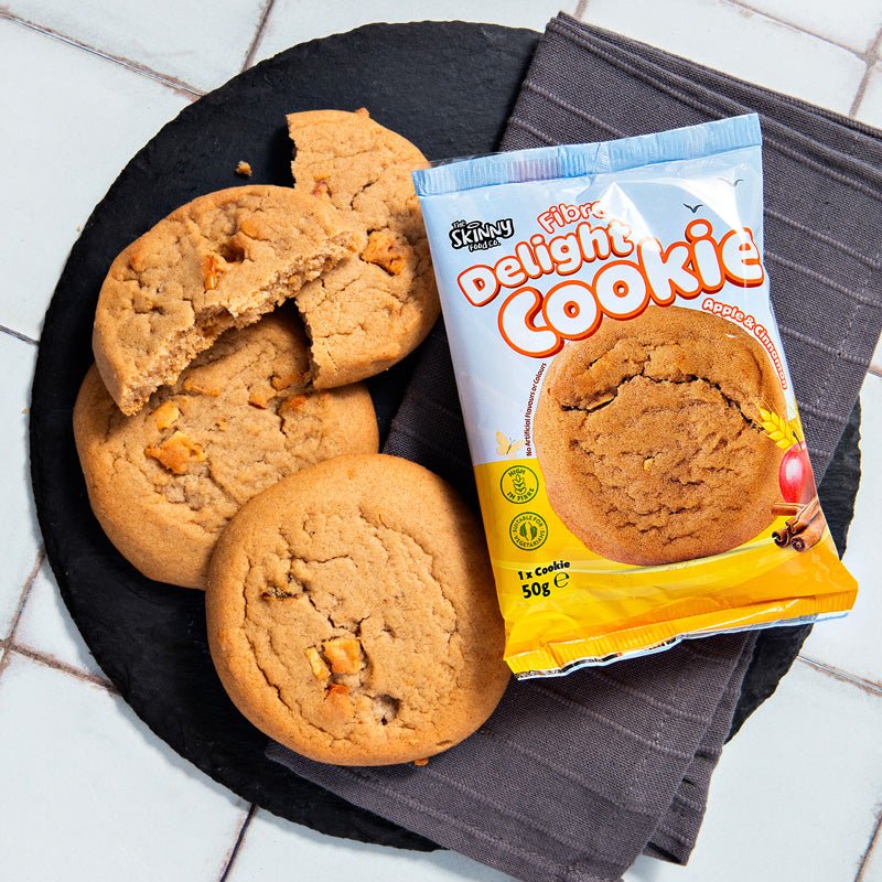 Skinny (HFSS Compliant) Apple & Cinnamon Fibre Delight Cookie 12 x 50g - Image 2