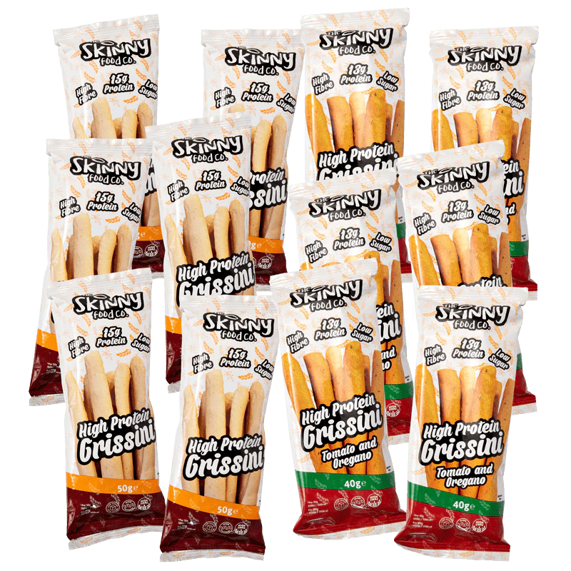 Skinny High Protein Grissini Collection (6 Of Each Flavour)
