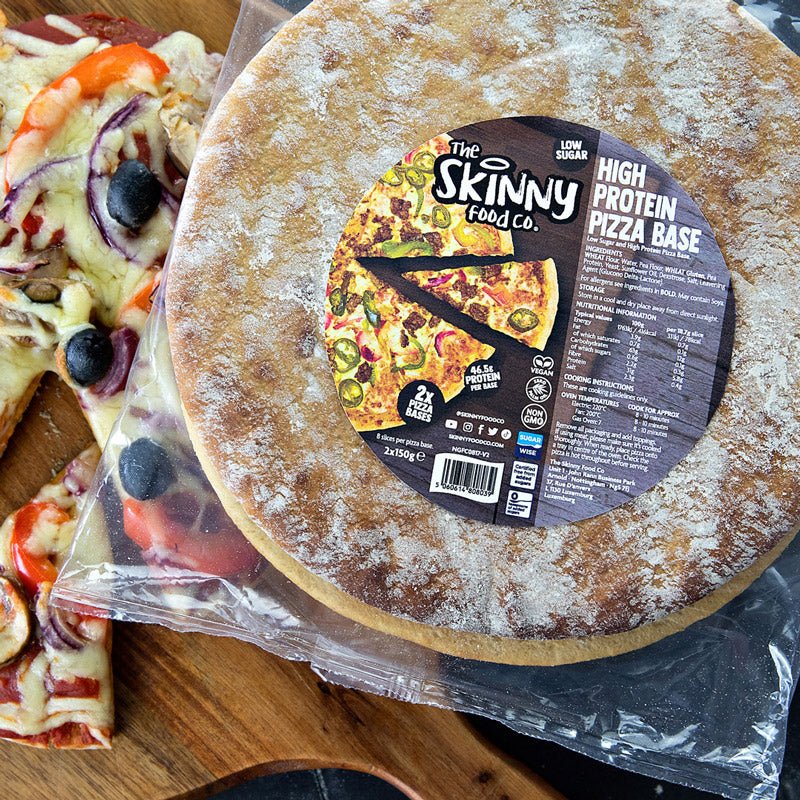 (Clearance, Past Best Before, Dec 25) Skinny High Protein & Low Sugar Pizza Bases (2 per pack) - Image 2