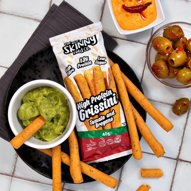 Skinny High Protein Tomato & Oregano Grissini 40g - Image 2