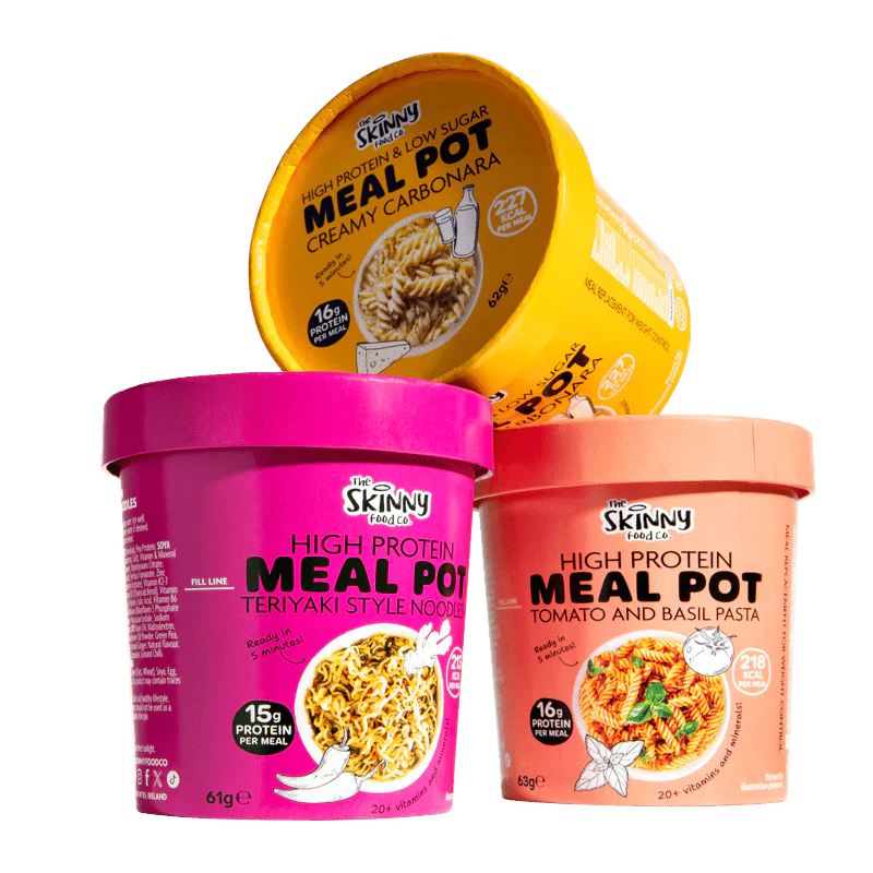 Skinny High Protein Meal Pot - 3 Flavours Quickpots