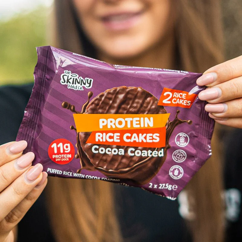 Chocolate Skinny Rice Cake with High Protein - 12 x 55g Case - Image 2