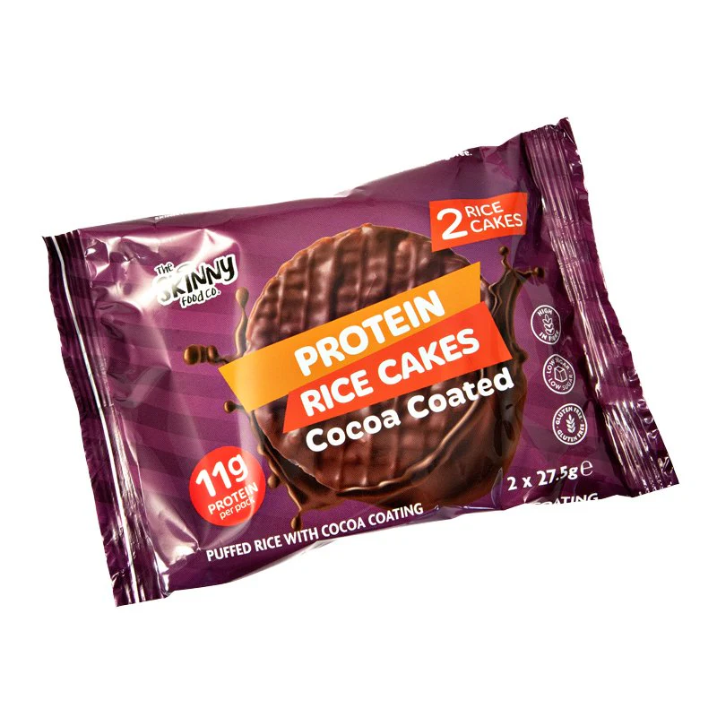 Chocolate Skinny Rice Cake with High Protein - 55g