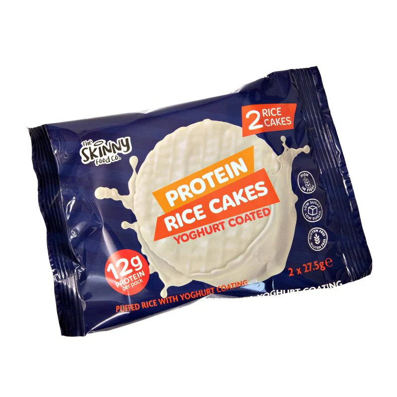 White Skinny Rice Cake with High Protein - 55g