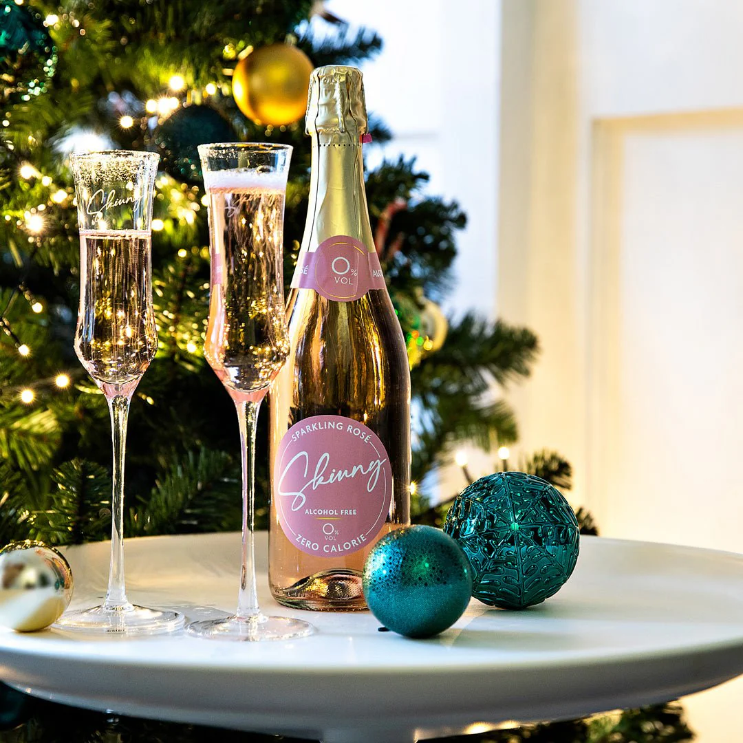 Skinny Sparkling Rose Prosecco Non Alcoholic - 75cl (Zero Calorie) - Image 4
