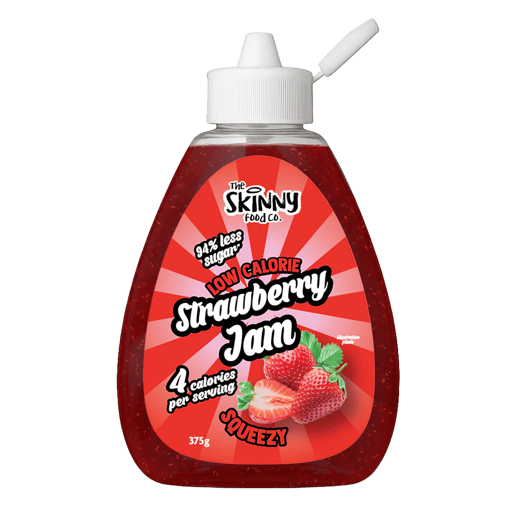 Skinny Squeezy Strawberry Low Sugar Skinny Jam - 375g