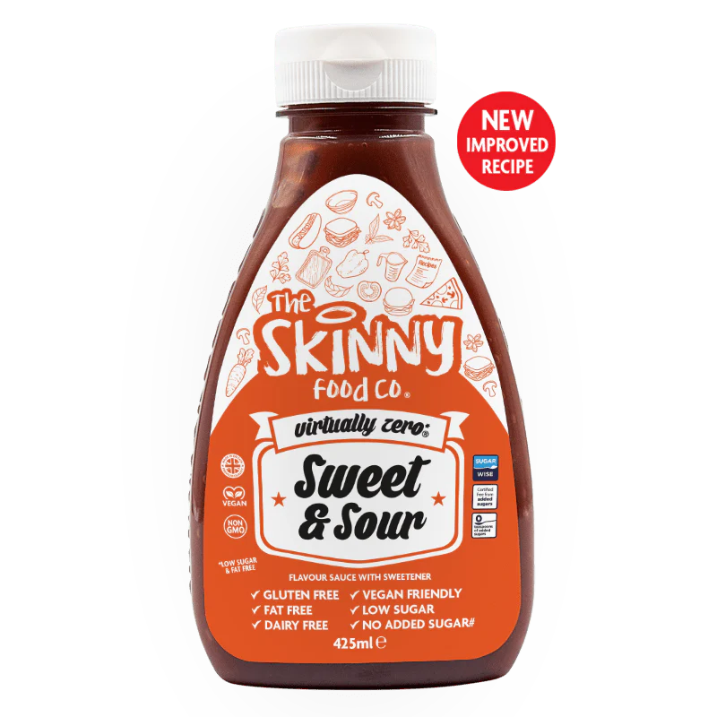 Sweet & Sour Sauce Virtually Zero© Calorie Skinny Sauce - 425ml