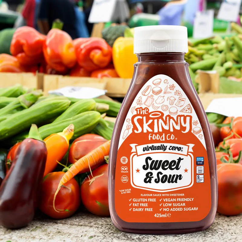 Sweet & Sour Sauce Virtually Zero© Calorie Skinny Sauce - 425ml - Image 2