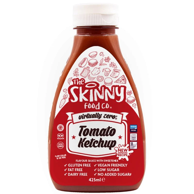 Tomato Ketchup Virtually Zero© Calorie Skinny Sauce - 425ml