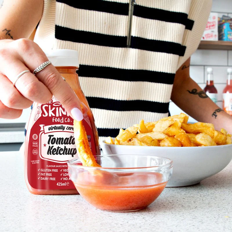 Tomato Ketchup Virtually Zero© Calorie Skinny Sauce - 425ml - Image 2