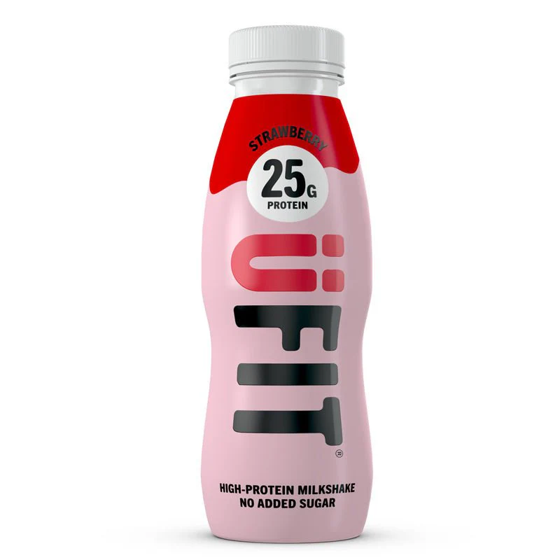 UFIT High Protein Ready to Drink Strawberry Shakes - 25g Protein