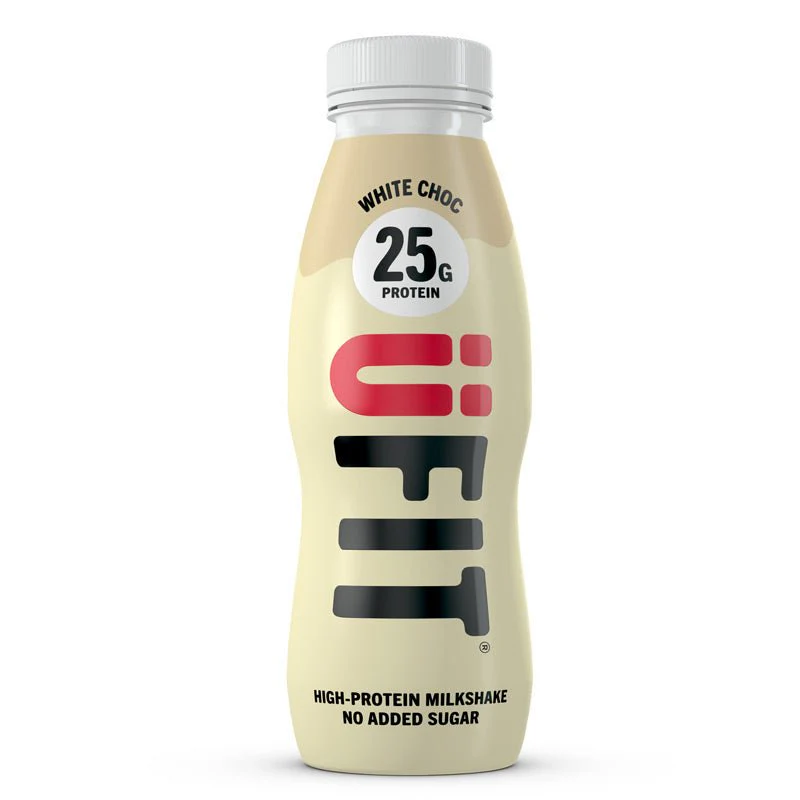 UFIT High Protein Ready to Drink White Chocolate Shakes - 25g Protein