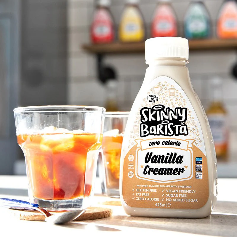 Vanilla Coffee Creamer- Sugar Free Non-Dairy Skinny - 425ml - Image 2
